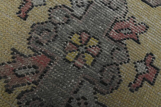 Vintage Oriental Pink Turkish Rug - Thumbnail