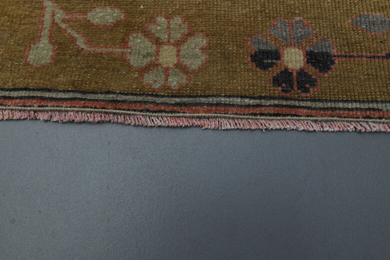 Unique Red Vintage Turkish Rug