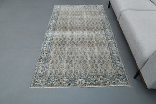 Floral Oushak Area Rug - Thumbnail