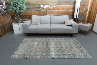 Floral Oushak Area Rug - Thumbnail