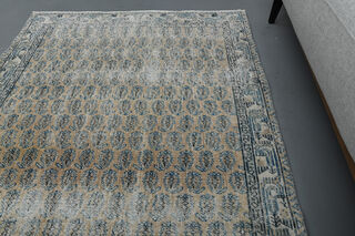 Floral Oushak Area Rug - Thumbnail