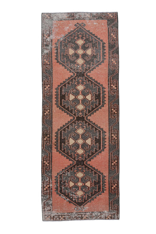Red Handmade Vintage Runner