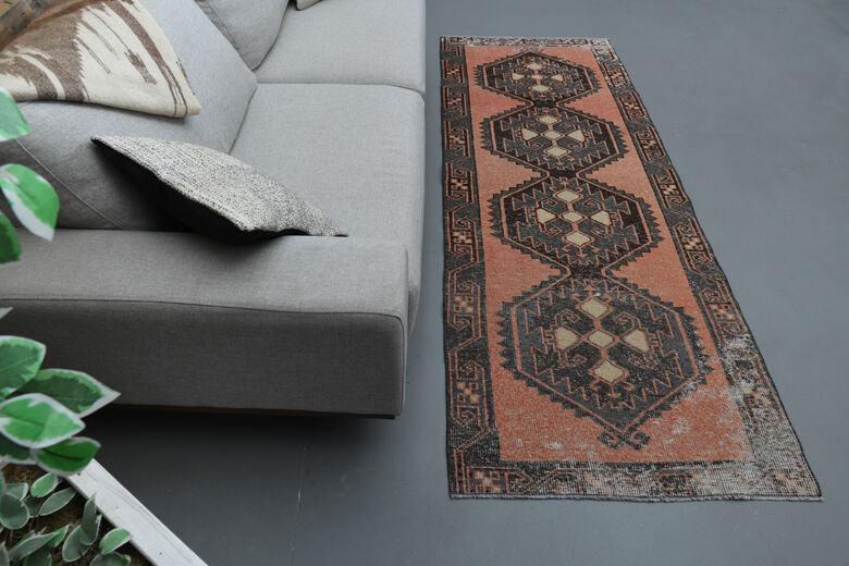 Red Handmade Vintage Runner