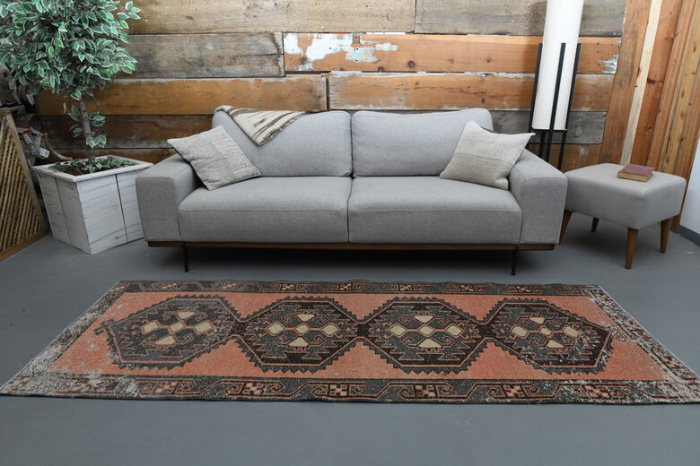 Red Handmade Vintage Runner
