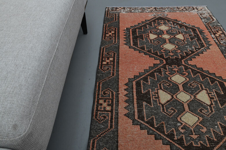 Red Handmade Vintage Runner