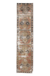 Vintage Turkish Rug Runner - Thumbnail