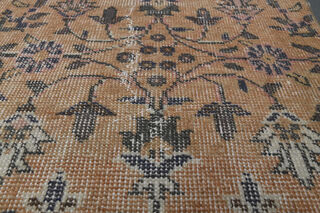 Floral Vintage Runner Rug - Thumbnail