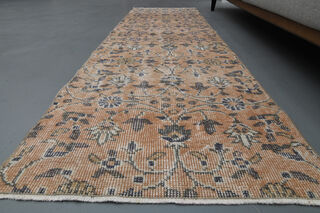 Floral Vintage Runner Rug - Thumbnail