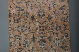 Floral Vintage Runner Rug - Thumbnail