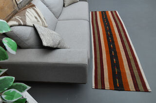Vintage Turkish Kilim Rug - Thumbnail