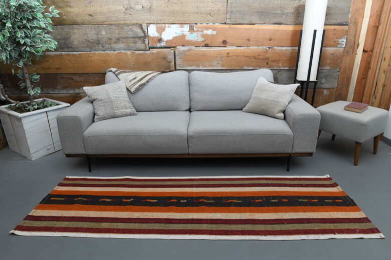 Vintage Turkish Kilim Rug