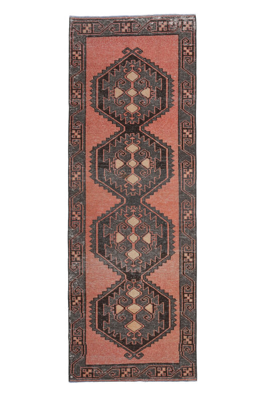 Red Geometric Vintage Runner