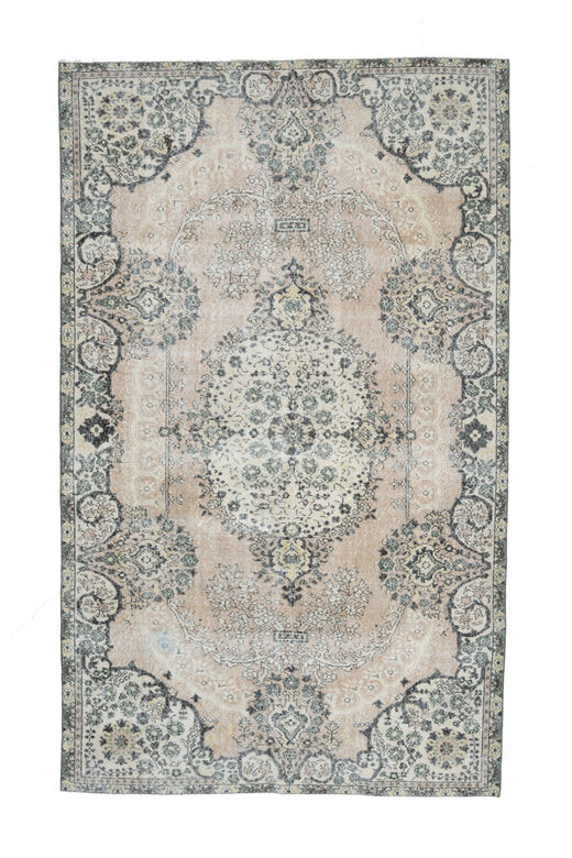 Vintage Turkish Oushak Rug