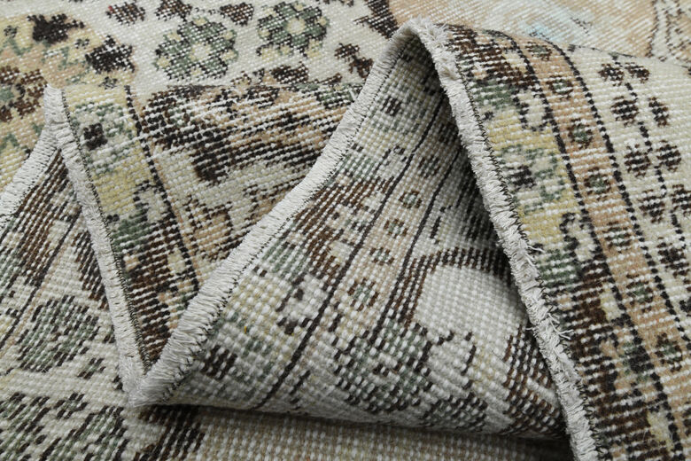 Vintage Turkish Oushak Rug