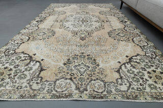 Vintage Turkish Oushak Rug - Thumbnail