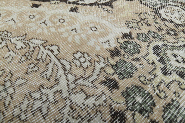 Vintage Turkish Oushak Rug