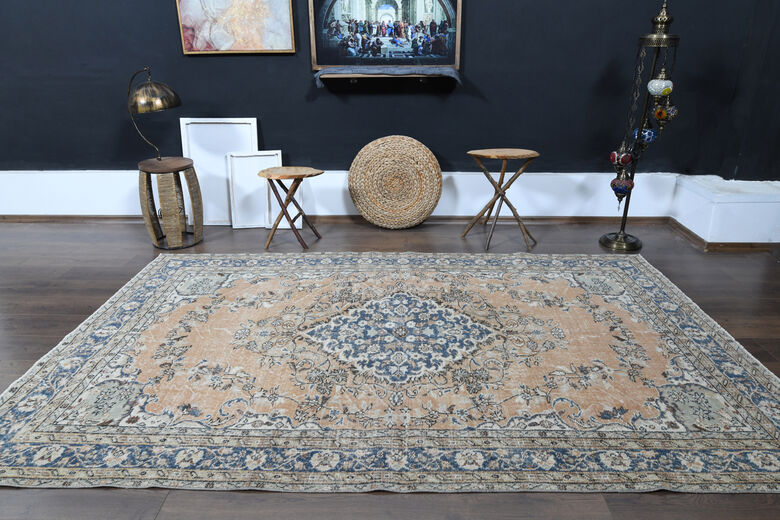 Vintage Turkish Area Rug