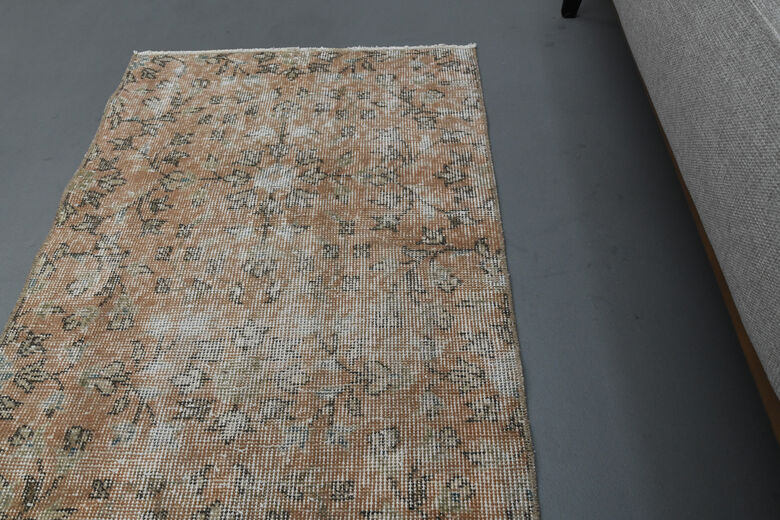 Small Floral Vintage Rug