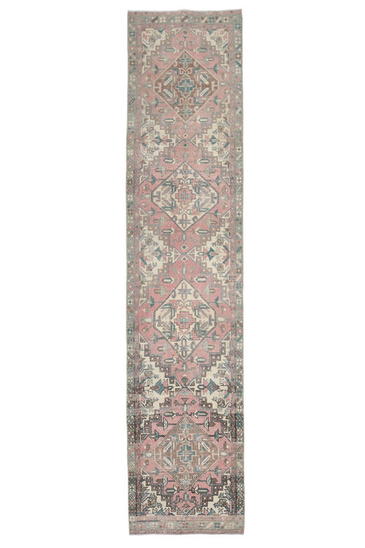 Vintage Turkish Oriental Oushak Rug