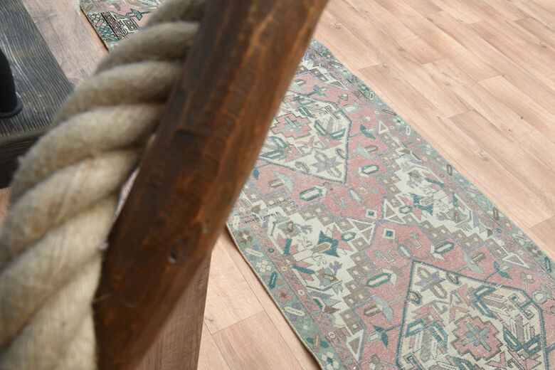 Vintage Turkish Oriental Oushak Rug