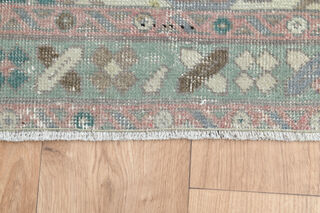 Vintage Turkish Oriental Oushak Rug - Thumbnail
