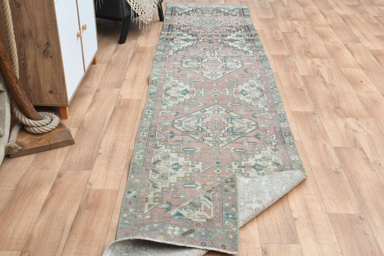 Vintage Turkish Oriental Oushak Rug