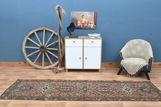 Persian Vintage Runner Rug - Thumbnail