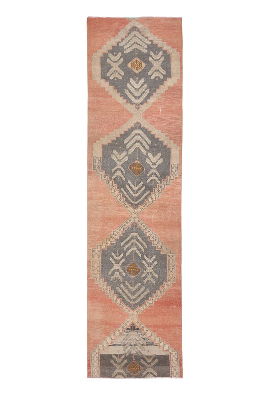 Oriental Red Vintage Turkish Runner