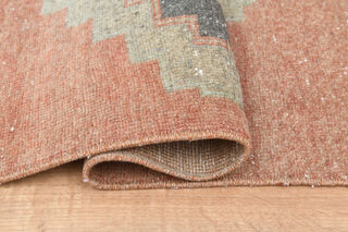Oriental Red Vintage Turkish Runner - Thumbnail