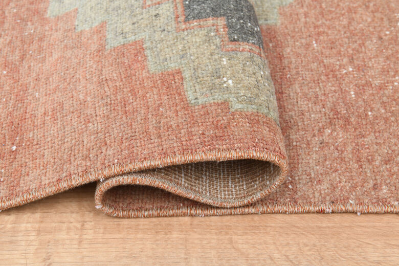 Oriental Red Vintage Turkish Runner