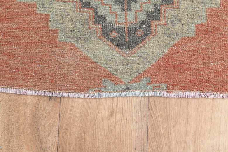 Oriental Red Vintage Turkish Runner