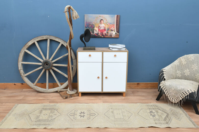 3x10 Natural Vintage Turkish Runner