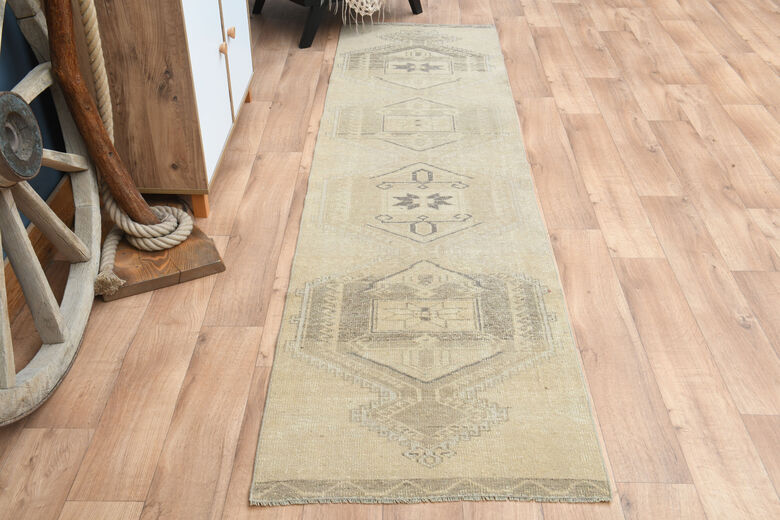 3x10 Natural Vintage Turkish Runner