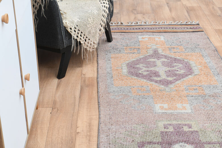Purple Orange Vintage Runner