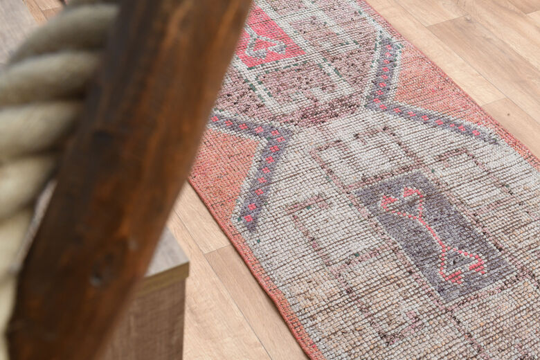 Pink Turkish Anatolian Rug