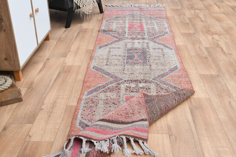 Pink Turkish Anatolian Rug