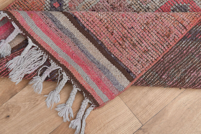 Pink Turkish Anatolian Rug