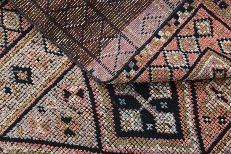 Geometric Vintage Turkish Runner