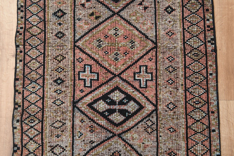 Geometric Vintage Turkish Runner