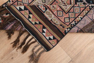 Geometric Vintage Turkish Runner - Thumbnail