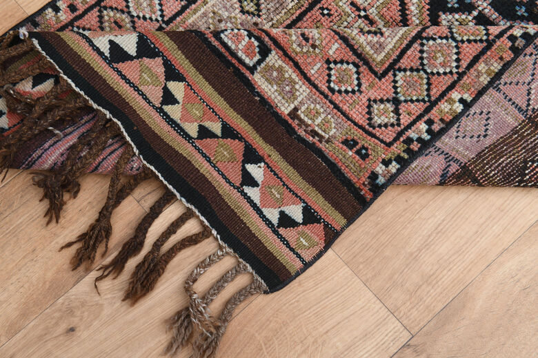 Geometric Vintage Turkish Runner