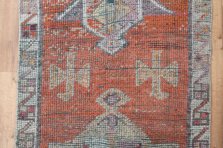 Vintage Turkish Runner Rug - Thumbnail