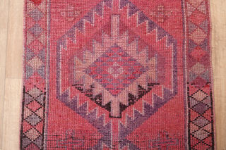 Very Pink Vintage Turkish Runner - Thumbnail