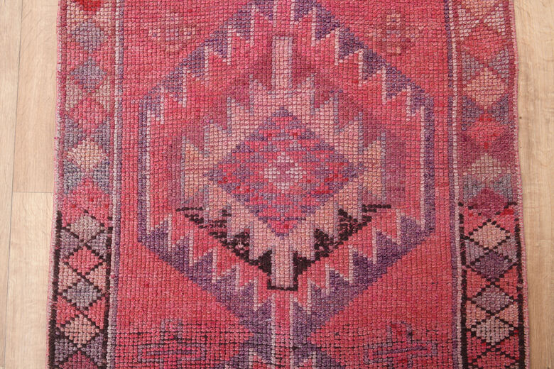 Very Pink Vintage Turkish Runner