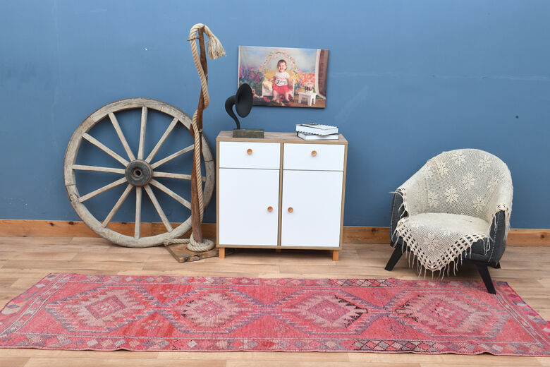 Very Pink Vintage Turkish Runner