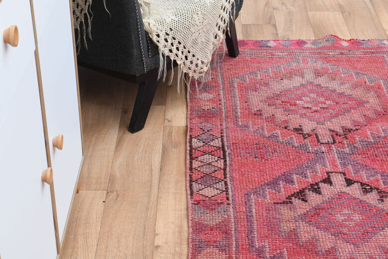Very Pink Vintage Turkish Runner