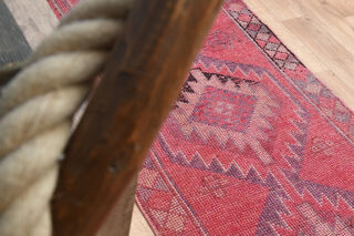 Very Pink Vintage Turkish Runner - Thumbnail
