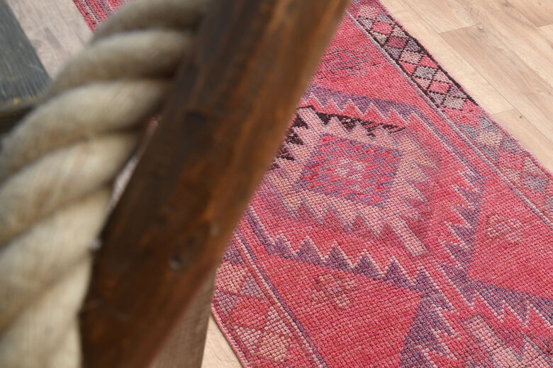 Very Pink Vintage Turkish Runner