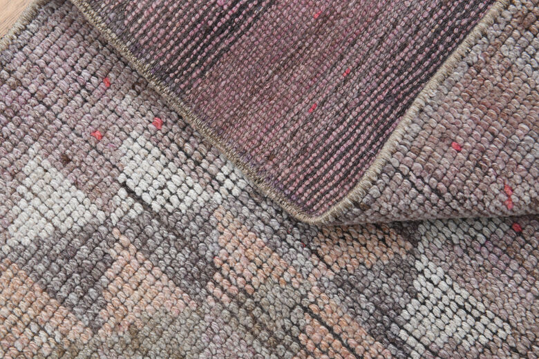 Pale Purple Vintage Turkish Runner