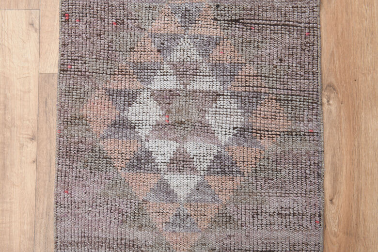 Pale Purple Vintage Turkish Runner